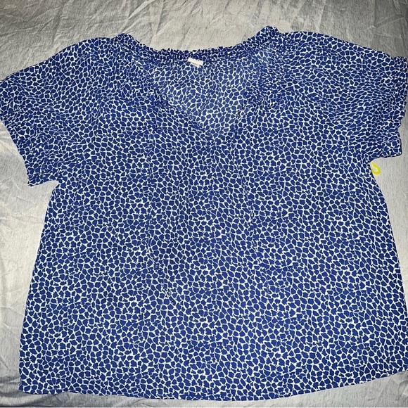 GAP Navy and White Blouse - Picture 1 of 5
